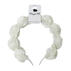 Бижутерия и аксессуары - Обруч Мауа-МІ Зефирки молочный (0199-0023-13-1)
