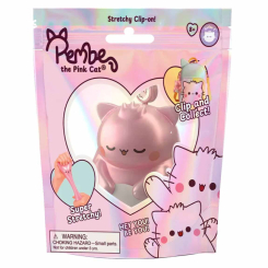 Антистрес іграшки - ​Іграшка-сюрприз Pembe The Pink Cat Сквіш (40260)