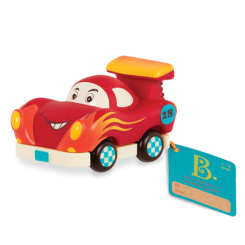 Машинки для малюків - Машинка інерційна Battat Кумедний автопарк Гоночна машинка (BX1496Z)