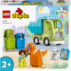 Конструктори LEGO - Конструктор LEGO DUPLO Сміттєпереробна вантажівка (10987)