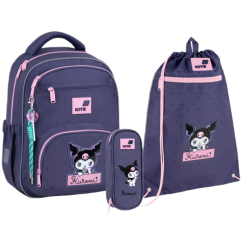 Рюкзаки и сумки - Школьный набор Kite Education Kuromi (SET_HK26-773M)