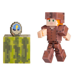 Фигурки персонажей - Фигурка Jazwares Minecraft серия 4 Алекс в кожаных доспехах (19975M)