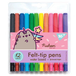 Канцтовари - Набір маркерів Yes Pusheen 12 кольорів (650476)