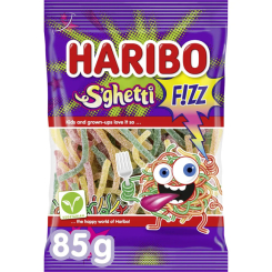 Сладости - ​Желейные конфеты Haribo S'ghetti Fizz 85 г (4001686018811)