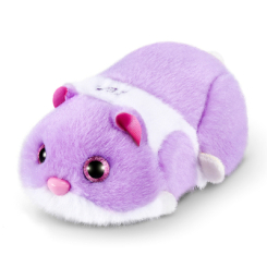 М'які тварини - Інтерактивна іграшка Pets alive S1 Кумедний хом'ячок фіолетовий (9543-3)