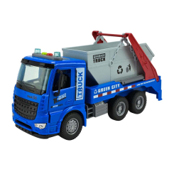 Транспорт и спецтехника - Мусоровоз Автопром синий (AP9930)