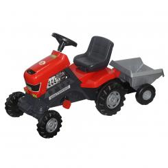 Машинки для малюків - Каталка Turbo трактор з педалями і напівпричепом POLESIE Coloma Y Pastor (52681)