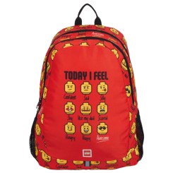 Рюкзаки и сумки - Рюкзак LEGO Lifestyle Minifigures red Today I feel (20279-2623)