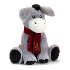 М'які тварини - М'яка іграшка Keel Toys Eco Віслюк із шарфом 25 см (SX6386)