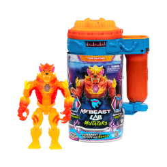 Фігурки персонажів - Ігровий набір MrBeast Lab Станція перетворення Пантера вогняна (124285)