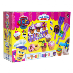 Набори для ліплення - Ігровий набір тісто для ліплення Danko toys Master Do Кондитер (TMD-10-03U)