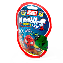 Волчки и боевые арены - Игровой набор Marvel Wooblies Магнитные фигурки в пакете 2 шт (WBM001)