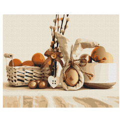 Товари для малювання - Картина за номерами Brushme Бабусин Великдень (BS53105)