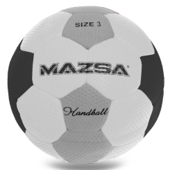 Спортивні активні ігри - М'яч для гандболу MAZSA JMC003-MAZ №3 Білий-сірий