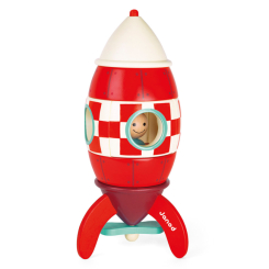 Магнітні конструктори - Конструктор магнітний Janod Гігантська ракета (J05212)