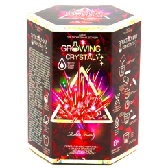 Научные игры, фокусы и опыты - Набор для опытов Danko toys Growing crystal Рубин (GRK-01-03U)