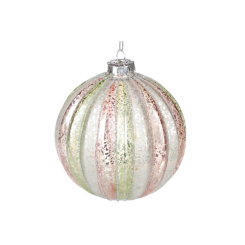 Аксессуары для праздников - Елочный шар BonaDi 10 см Разноцветный (NY15-553) (MR62993)