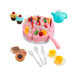Детские кухни и бытовая техника - Игровой набор Shantou Jinxing Десерт 54 предмета (889-23A)