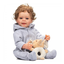 Ляльки - Силіконова колекційна лялька реборн Reborn Doll Хлопчик Єгорка Висота 55 см (436)
