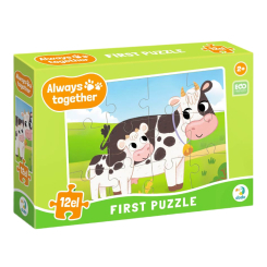 Пазлы - Пазл DoDo Всегда вместе Коровки 12 элементов(300633) Пазлы - Пазл DoDo Всегда вместе Коровки 12 элементов(300633)
