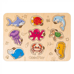 Розвивальні іграшки - Пазл-сортер Good Play Підводний світ (PS-4-018) Розвивальні іграшки - Пазл-сортер Good Play Підводний світ (PS-4-018)