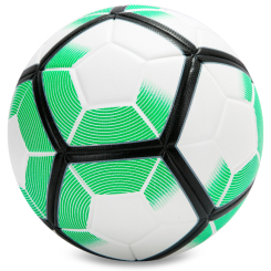 Спортивные активные игры - Мяч футбольный planeta-sport №5 PU Клееный FB-5927 PREMIER LEAGUE Бело-зеленый (FB-5927_Белый-зеленый)