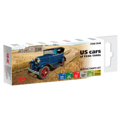Канцтовары - Набор красок ІСМ Для автомобилей США 1930–1940-х годов (3048) Канцтовары - Набор красок ІСМ Для автомобилей США 1930–1940-х годов (3048)