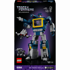 Конструкторы LEGO - Конструктор LEGO Icons Transformers: Саундвейв (10358) Конструкторы LEGO - Конструктор LEGO Icons Transformers: Саундвейв (10358)