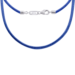 Ювелірні прикраси - Шнурок UmaUmi Близнюки зі срібними застібками синій (569575900612) Ювелірні прикраси - Шнурок UmaUmi Близнюки зі срібними застібками синій (569575900612)