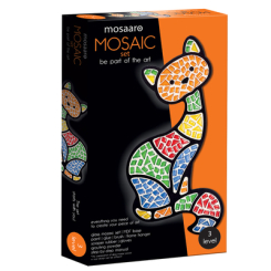 Мозаїка - ​Набір скляної мозаїки Mosaaro Кришталеве скло Кіт (MA3002)