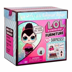 Ляльки - Набір-сюрприз LOL Surprise Furniture Перчинка з автомобілем (572619)