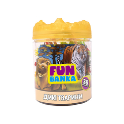 Фігурки тварин - Ігровий міні набір Fun Banka Дикі тварини (320385-UA)
