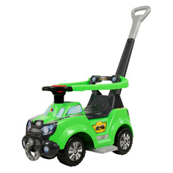 Машинки для малышей - Каталка-автомобиль Sokol с ручкой подножкой и ограждением Molto-POLESIE (48172)