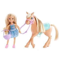 Маленькие куклы - Набор Barbie Челси и пони (DYL42)