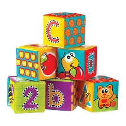 Іграшки для ванни - Кубик для води Playgro Алфавіт (0183838) (0183838 )