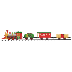 Железные дороги и поезда - ​Игровой набор Fenfa Новогодняя железная дорога (1603B-2A)