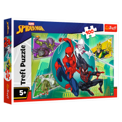 Пазлы - Пазл Trefl Marvel Маска Человека-паука 100 элементов (16519)