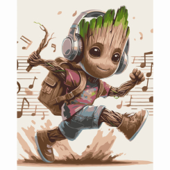 Товары для рисования - Картина по номерам Art Craft Музыкальный Грут 40 х 50 см (16521-AC)