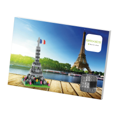 Конструкторы с уникальными деталями - Конструктор BRIXIES Открытка Эйфелева башня (220.063) Конструкторы с уникальными деталями - Конструктор BRIXIES Открытка Эйфелева башня (220.063)