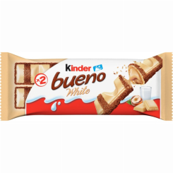 Солодощі - Батончик шоколадний Kinder Bueno white (80761761)
