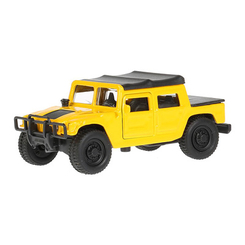 Коллекционные автомодели - Автомодель Технопарк Hummer H1 желтый инерционная (SB-18-09-H1-N(Y)-WB)
