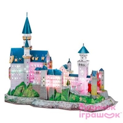 3D пазли - Тривимірна головоломка-конструктор Cubic Fun Замок Нойшванштайн Led (L174h)