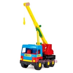 Транспорт і спецтехніка - Іграшка Підйомний кран Wader Middle truck (39226)