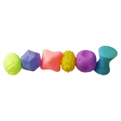Игрушки для ванны - Набор игрушек для купания "Пищалки" Metr+ LE566-94 (28532)