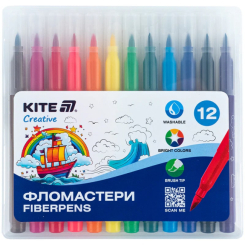 Канцтовари - Набір фломастерів Kite Creative 12 кольорів (K-1150)