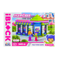 Конструктори з унікальними деталями - Конструктор IBLOCK Junior Kids hits Tea Time Cafe 345 деталей (KH08/013/3)