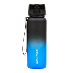 Бутылки для воды - Бутылка для воды Uzspace Frosted черно-голубая 800 мл (6955482334348) Бутылки для воды - Бутылка для воды Uzspace Frosted черно-голубая 800 мл (6955482334348)