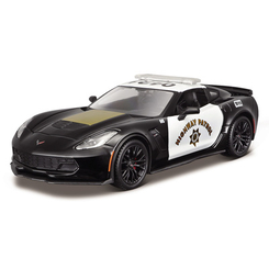 Колекційні автомоделі - Машинка іграшкова MAISTO Chevrolet Corvette Z06 масштаб 1:24 (32516 black)