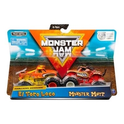 Коллекционные автомодели - Набор машинок Monster Jam El toro loco и Monster Mutt 1:64 (6044943-1)