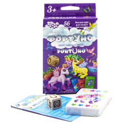 Настільні ігри - Карткова гра ФортУно Cute Unicorns рос Dankotoys (UF-04-01) (143043)